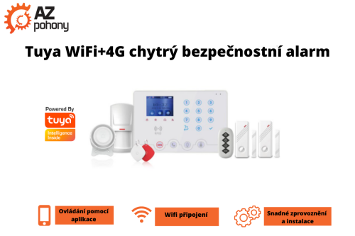 Tuya WiFi GSM chytrý bezpečnostní alarm